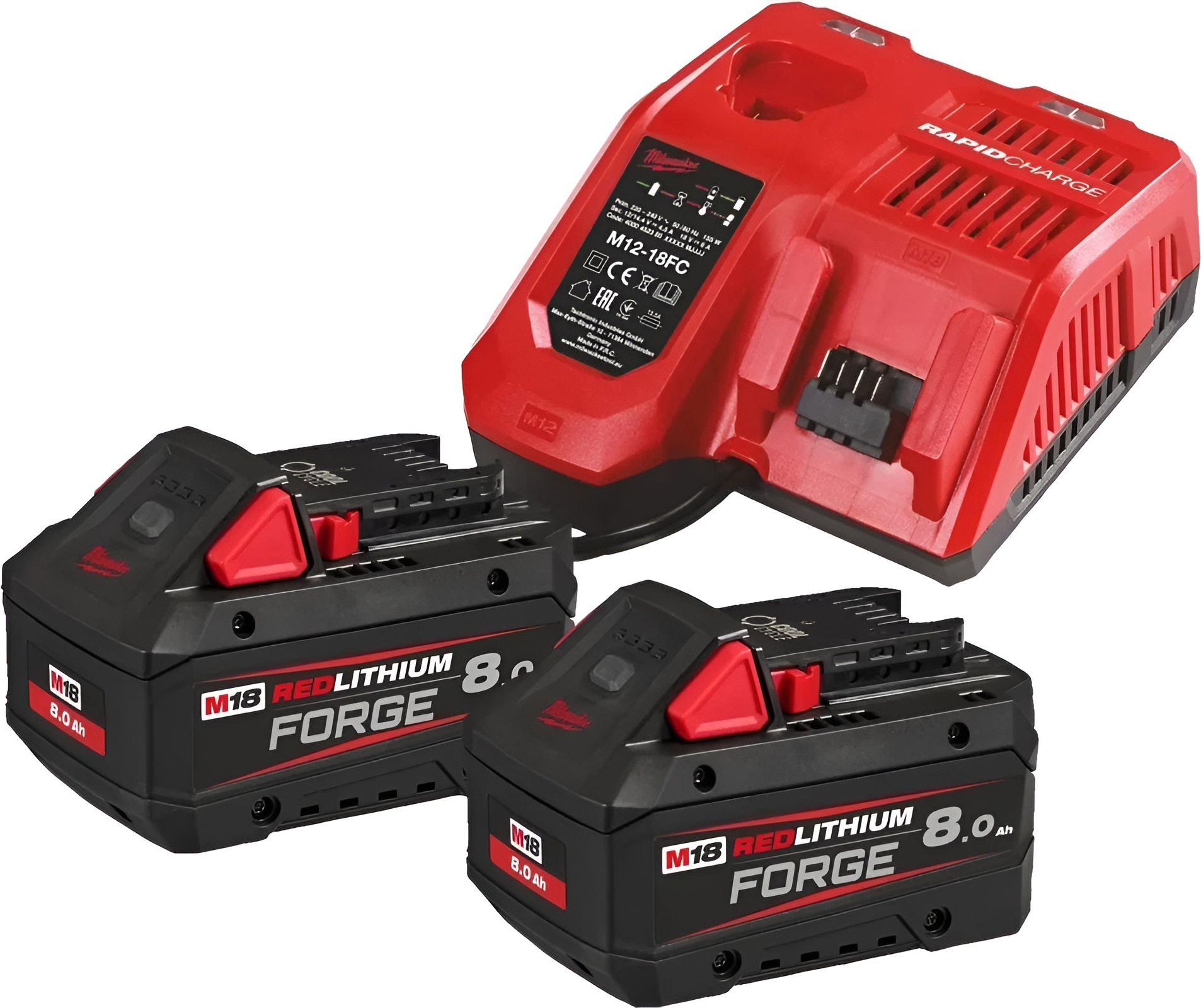 Аккумулятор с зарядным устройством для инструмента Milwaukee M18FORGENRG-802 (4933498612)
