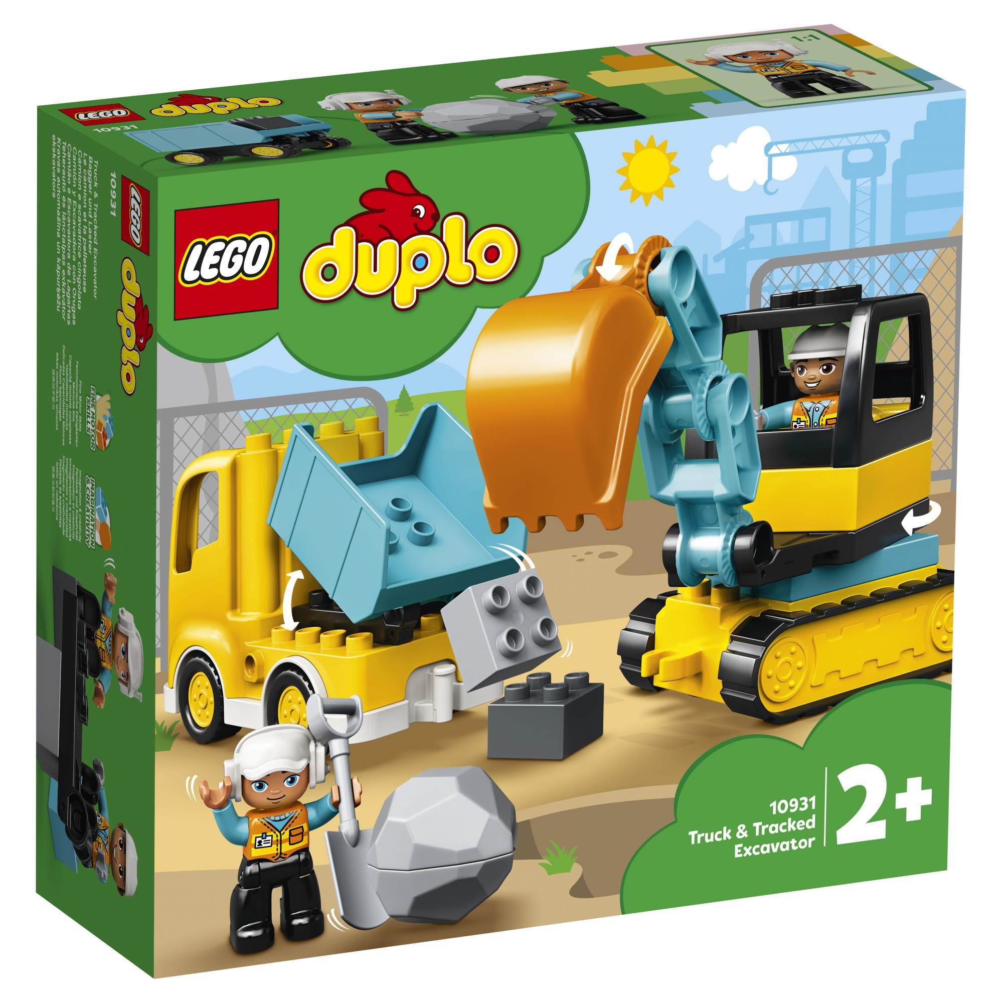 Конструктор Lego Duplo Грузовик и гусеничный экскаватор (10931)