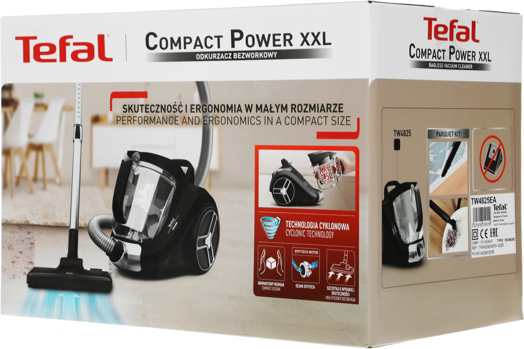 Пылесос Tefal Compact Power XXL (TW4825EA)