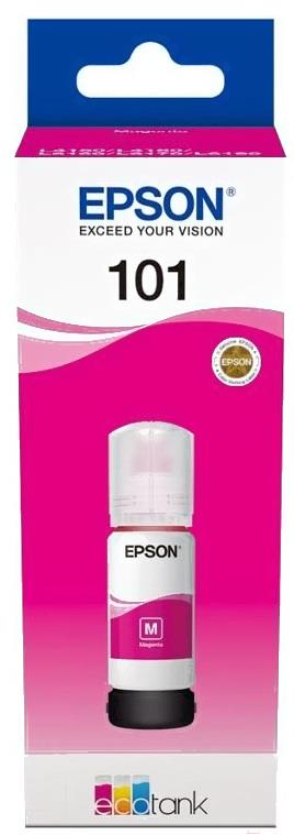 Чернила Epson L101 пурпурный (C13T03V34A)