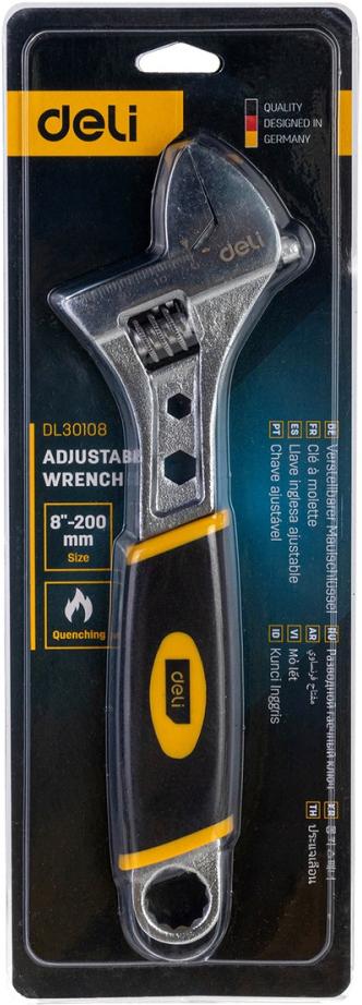 Ключ разводной Deli DL30108