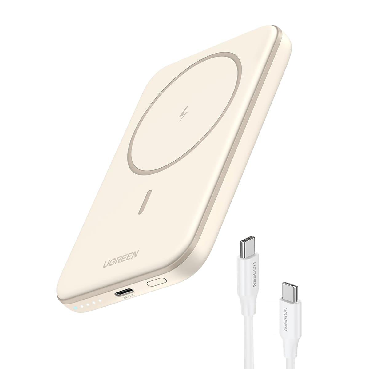 Портативное зарядное устройство Ugreen PB560 Off White (25207)
