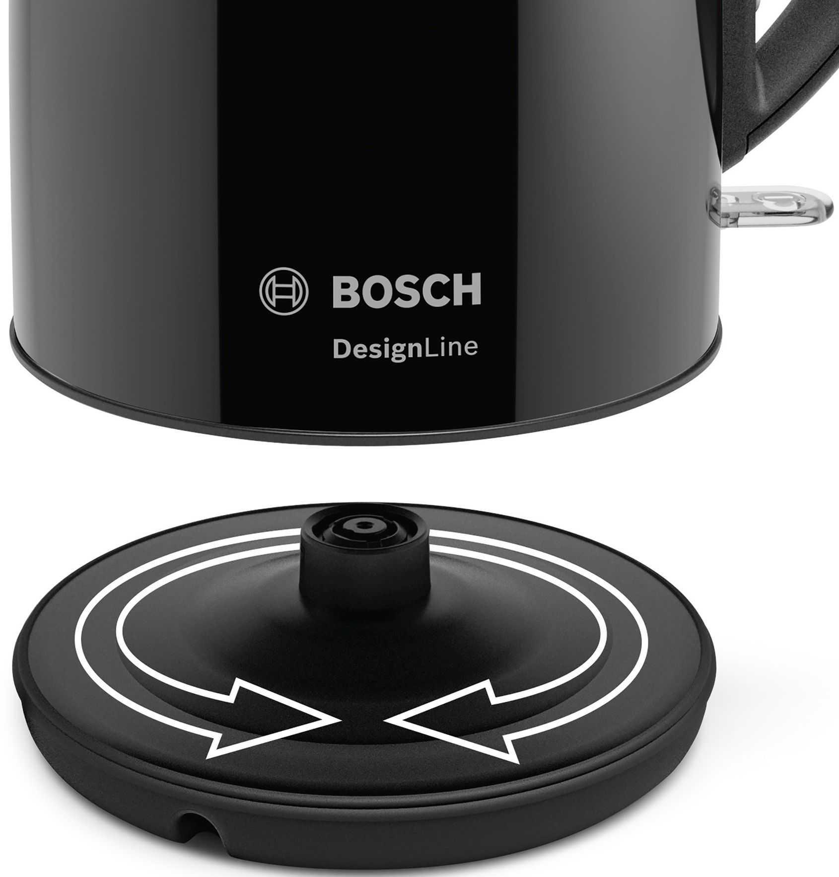 Электрочайник Bosch TWK3P423 черный