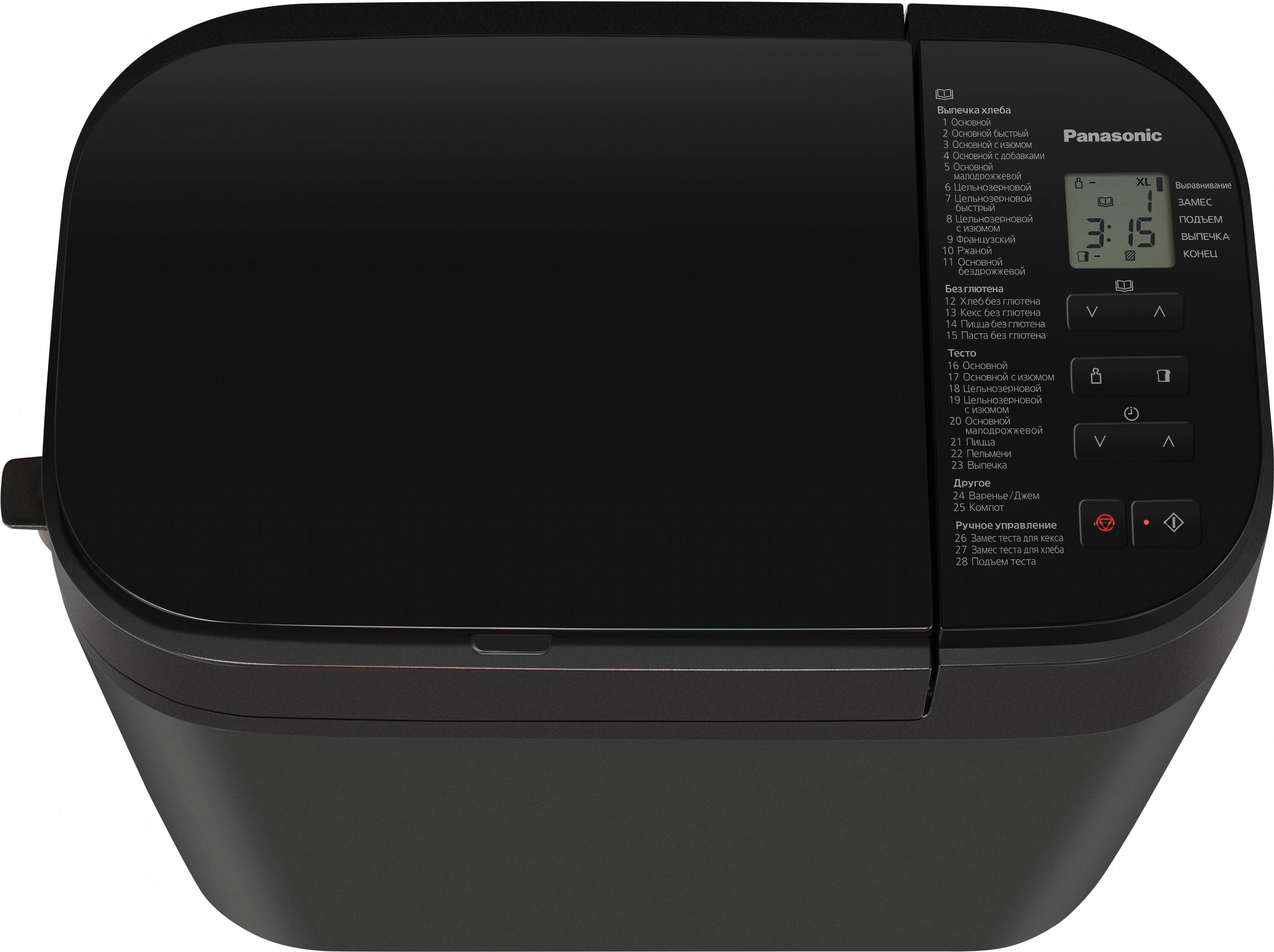 Хлебопечка Panasonic SD-R2530KTS черный