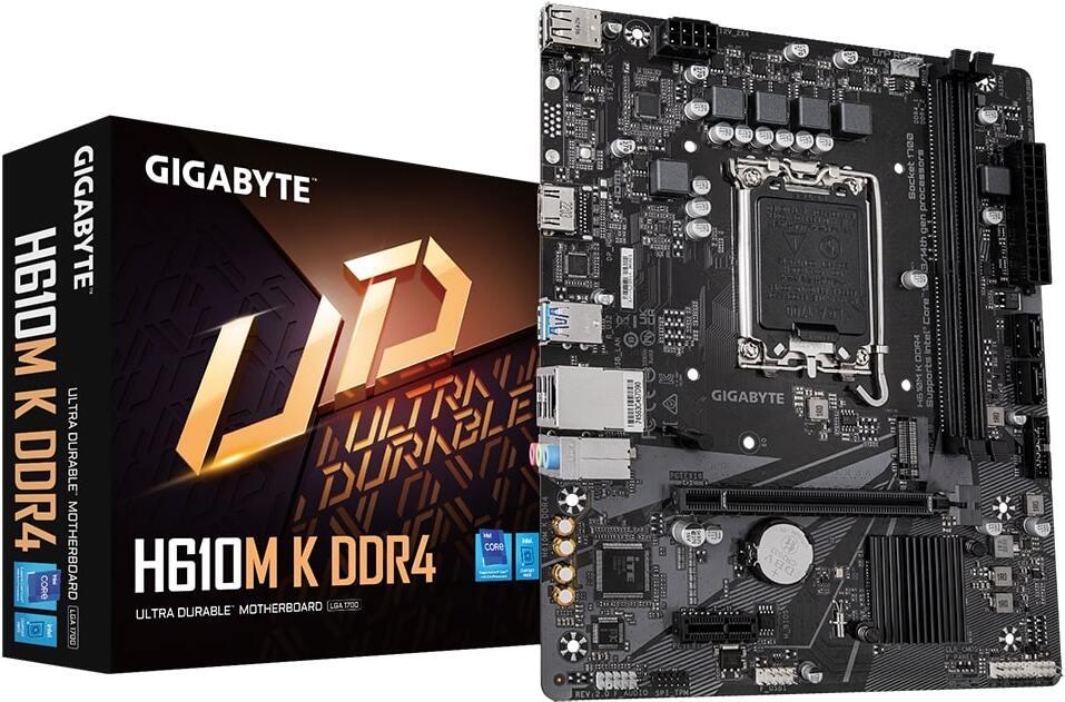 Материнская плата GigaByte H610M K DDR4 (rev. 2.0)