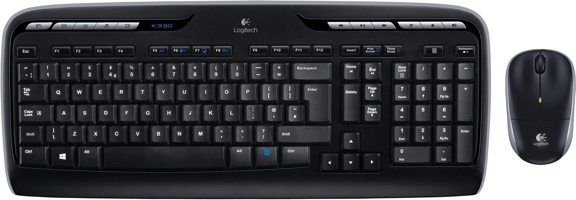 Набор периферии Logitech Wireless Combo MK330 черный (920-003995)