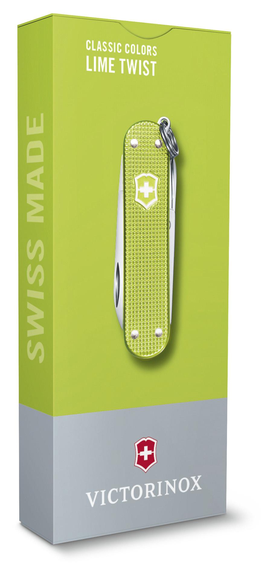 Туристический нож Victorinox Classic Lime Twist (0.6221.241G)