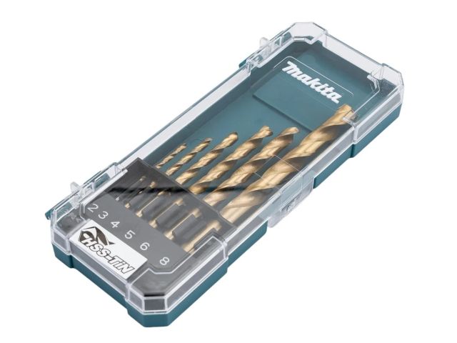 Набор сверл по металлу HSS-TiN Economy 6 шт, 2-8 мм MAKITA