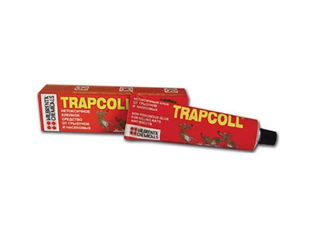 Клей от крупных грызунов и насекомых TRAPCOLL (туба 135 г) (Упаковка: металлическая туба по 135 гр.) (VALBRENTA CHEMICALS)