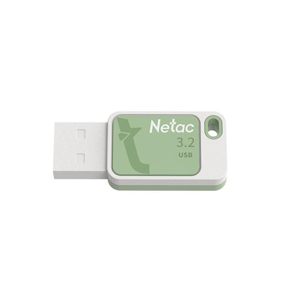USB Flash-накопитель Netac UA31 128GB белый/зеленый (NT03UA31N-128G-32GN)