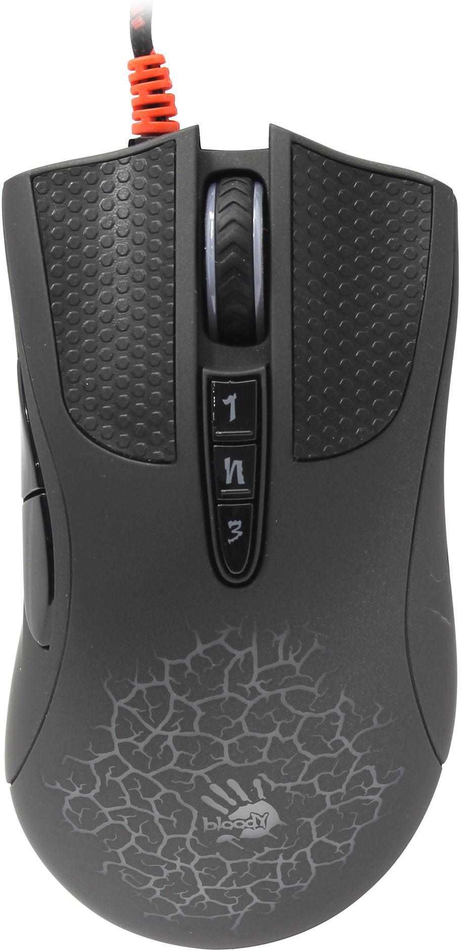 Мышь Bloody Blazing Gaming Mouse AL90 черный