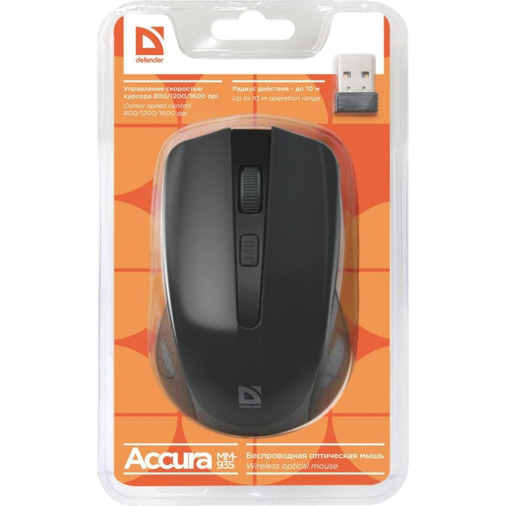 Мышь Defender Accura MM-935 черный (52935)