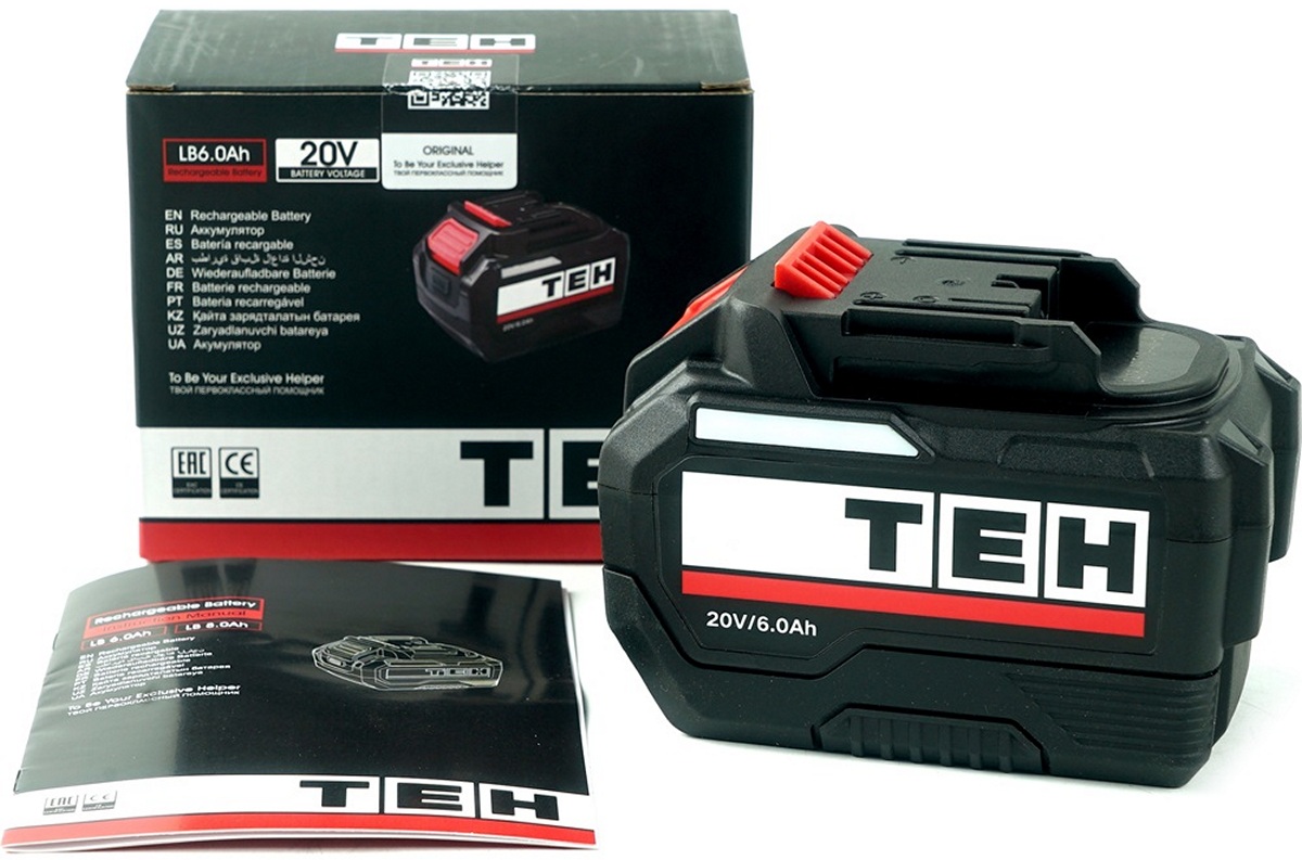 Аккумулятор для инструмента TEH LB6.0Ah 20V 10C