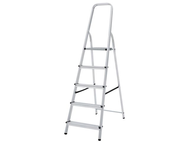Лестница-стремянка алюм. 104 см 5 ступ. 3,8кг PRO STARTUL (ST9940-05) (Размеры профиля: Передний каркас 40х20х1, Задний каркас 30х20х1)
