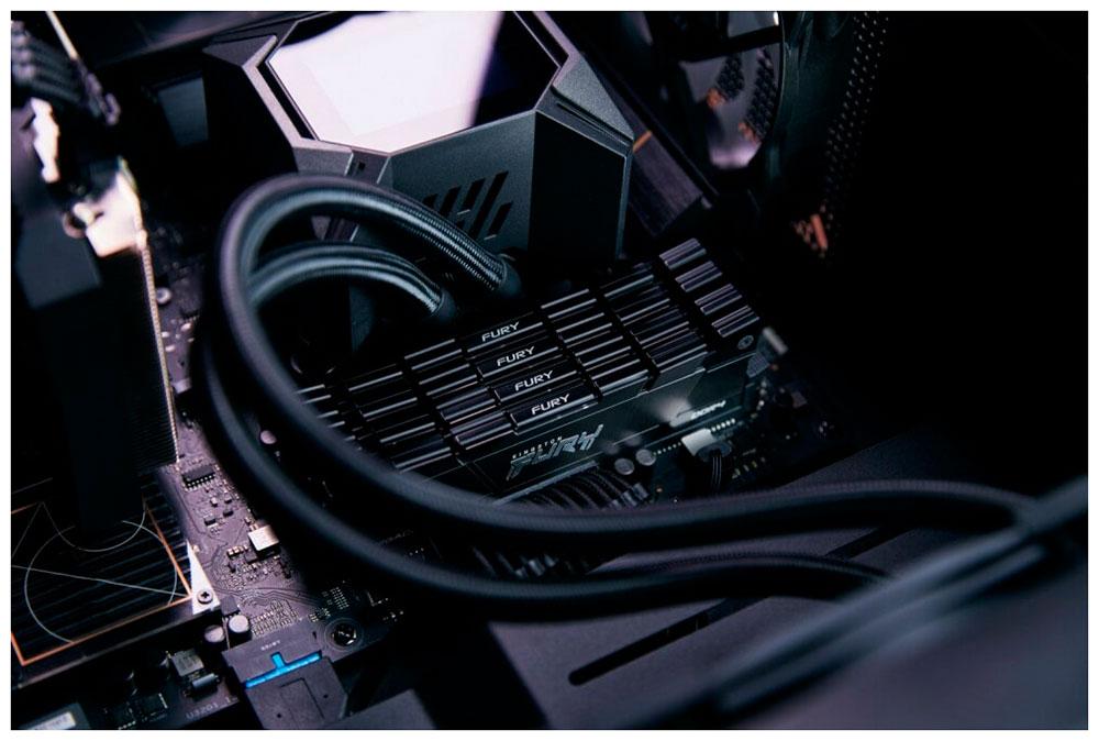 Оперативная память Kingston Fury Renegade Black 128Gb DDR4 (KF432C16RB2K4/128)