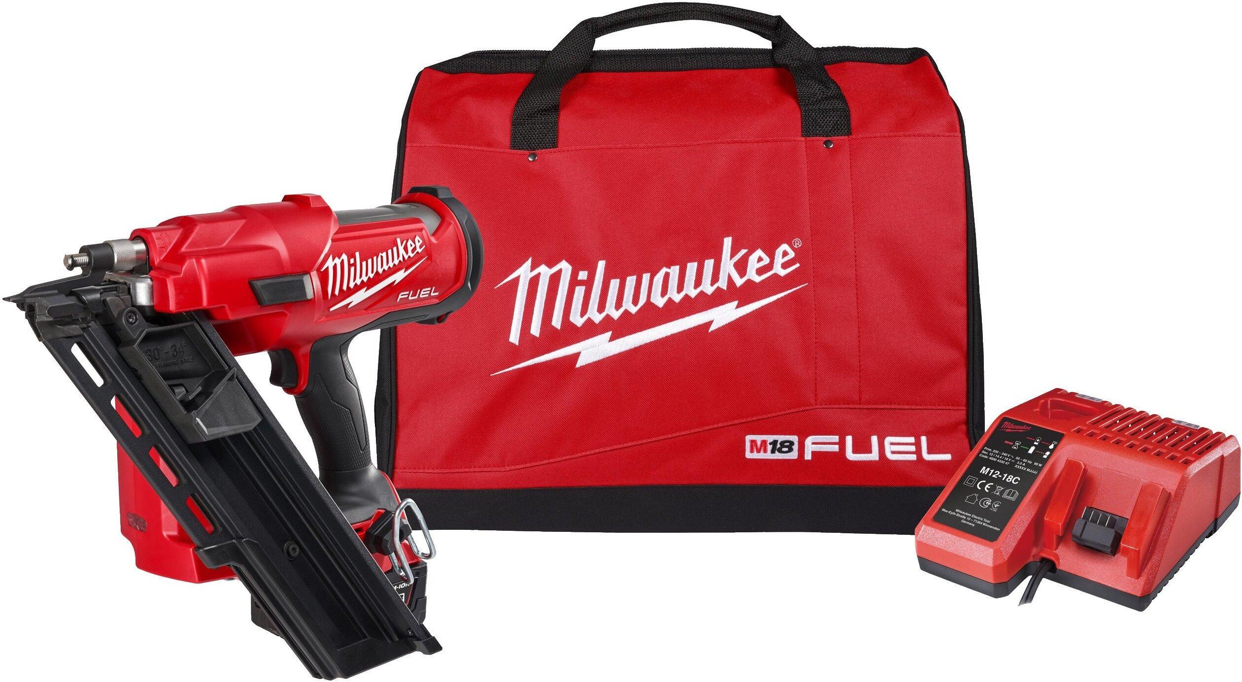 Аккумуляторный нейлер Milwaukee Fuel M18 FFNS-502C (4933478302)