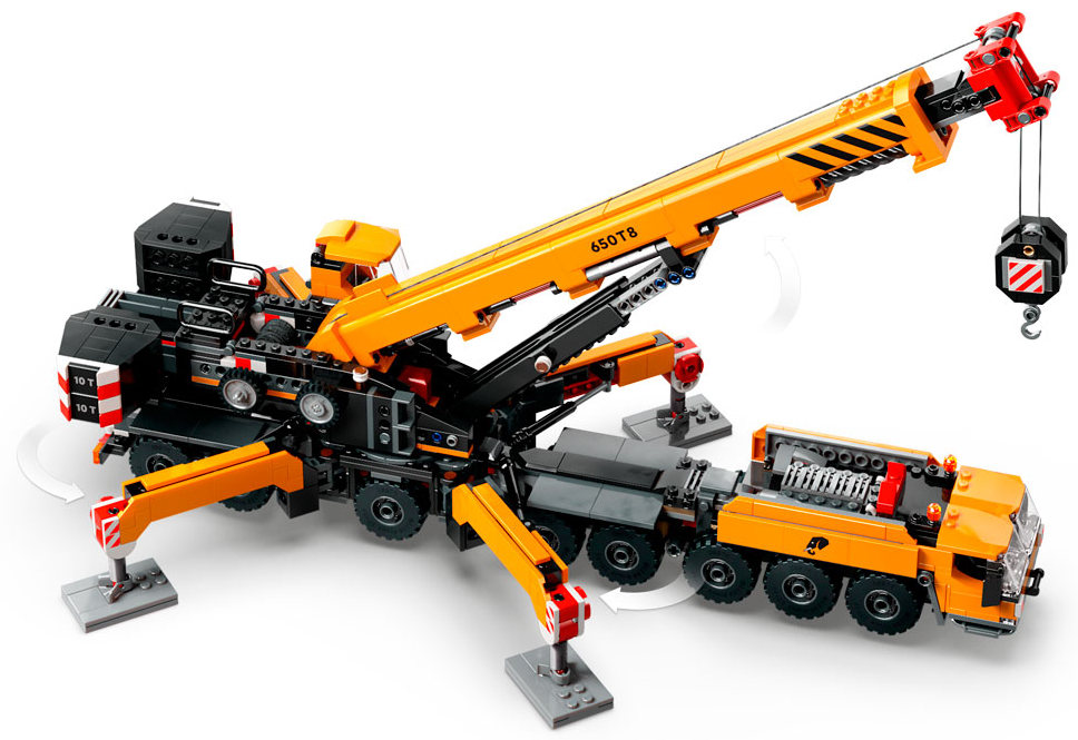Конструктор Lego City Желтый передвижной строительный кран (60409)