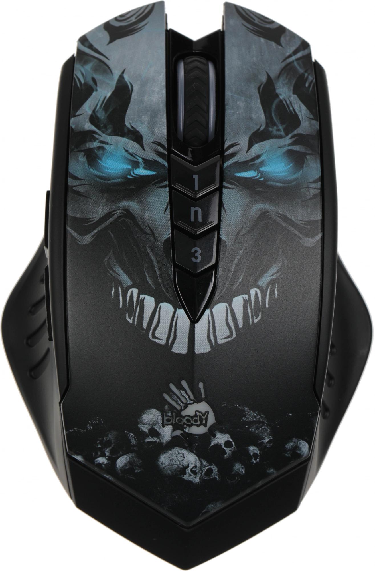 Мышь A4Tech Bloody R80 Plus SKULL