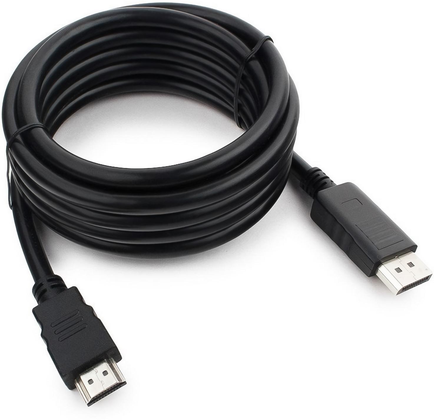 Кабель Cablexpert CC-DP-HDMI-3M черный
