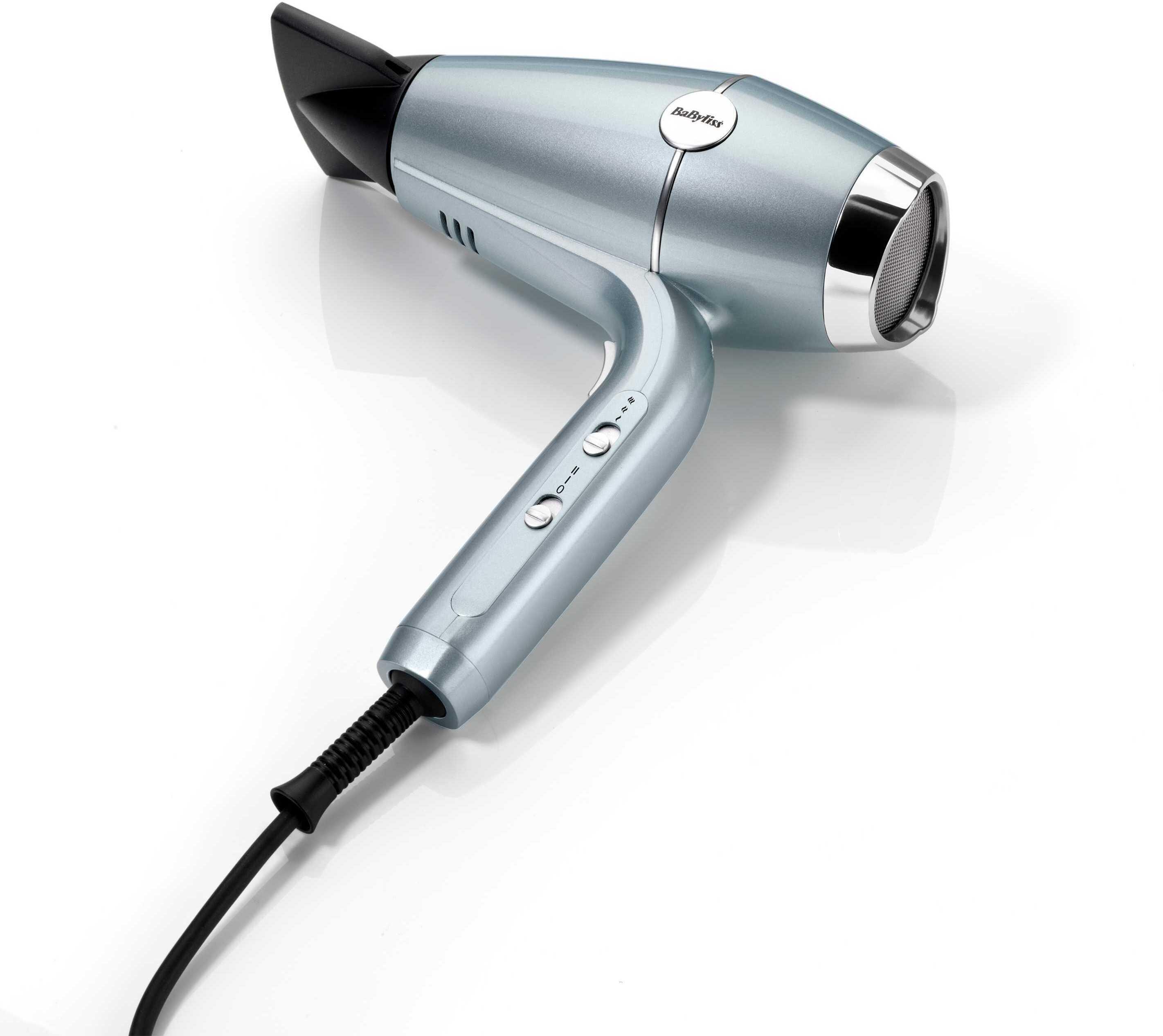 Фен BaByliss D773DE голубой/черный