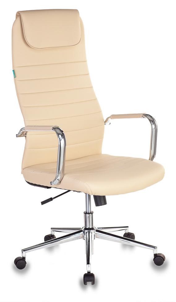Офисное кресло Бюрократ KB-9N/ECO бежевый хром (KB-9N/ECO/OR-12)