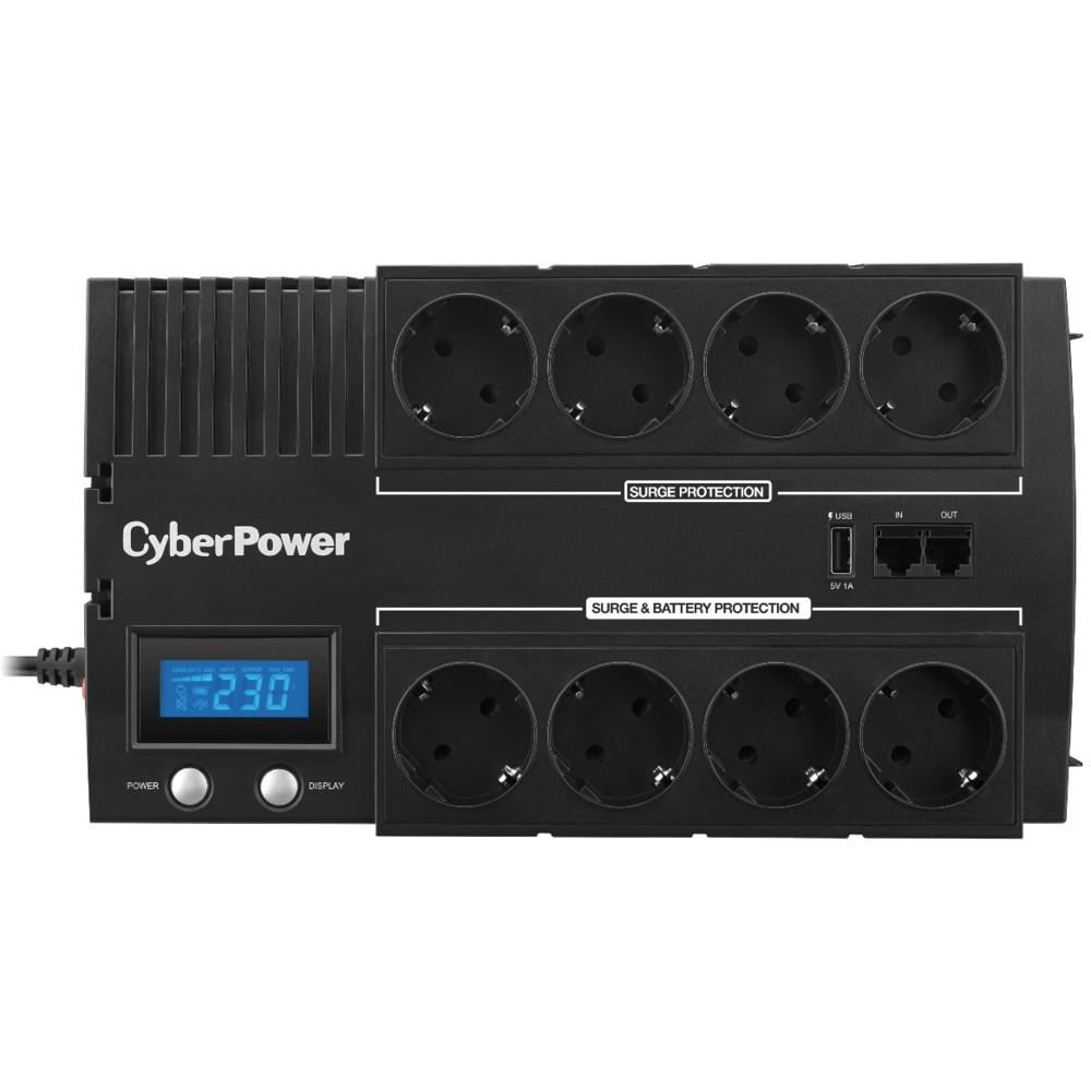 Источник бесперебойного питания CyberPower BR700ELCD 700VA/420W (1PE-C000332-01G)