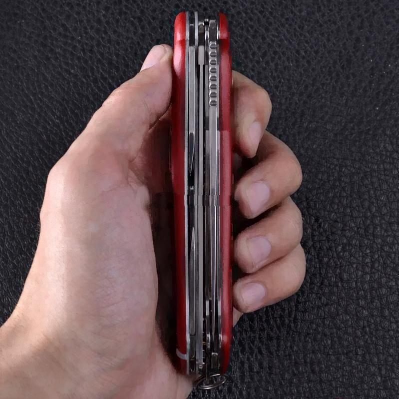 Туристический нож Victorinox RangerGrip 55 красный/черный (0.9563.C)