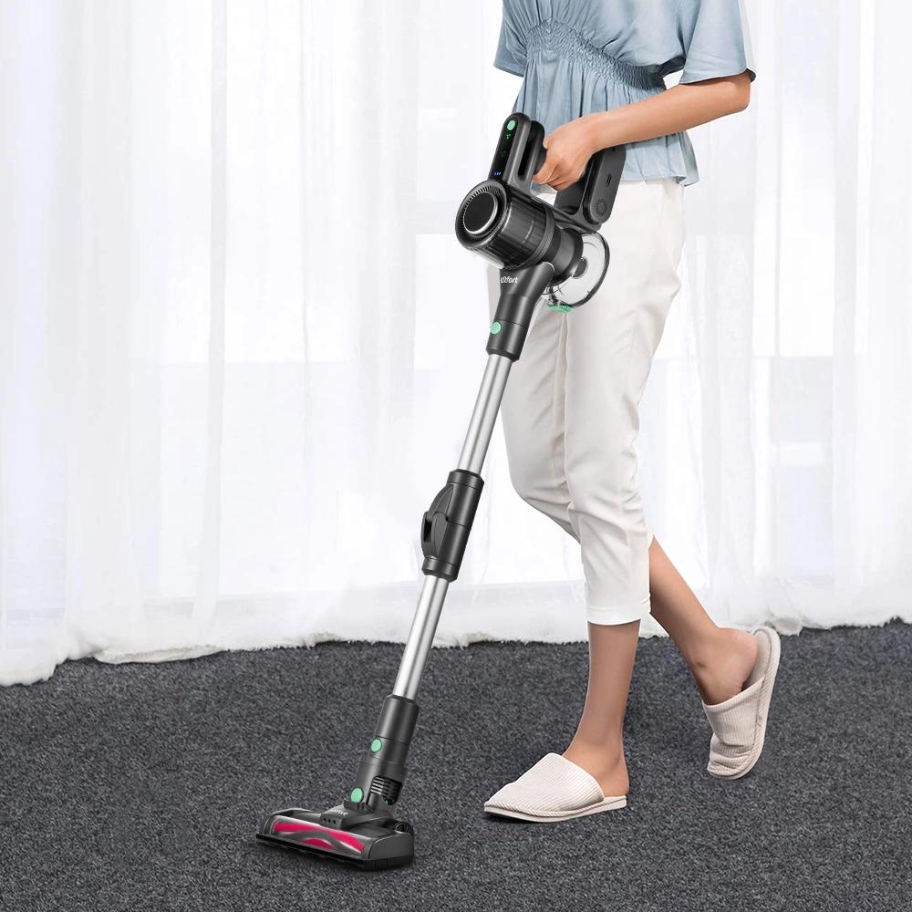 Пылесос Kitfort КТ-5168-2 черный/зеленый