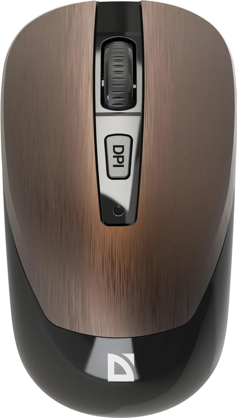 Мышь Defender Wave MM-995 бронзовый (52992)