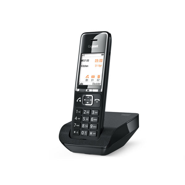 Радиотелефон DECT Gigaset Comfort 550 RUS черный (S30852-H3001-R604)