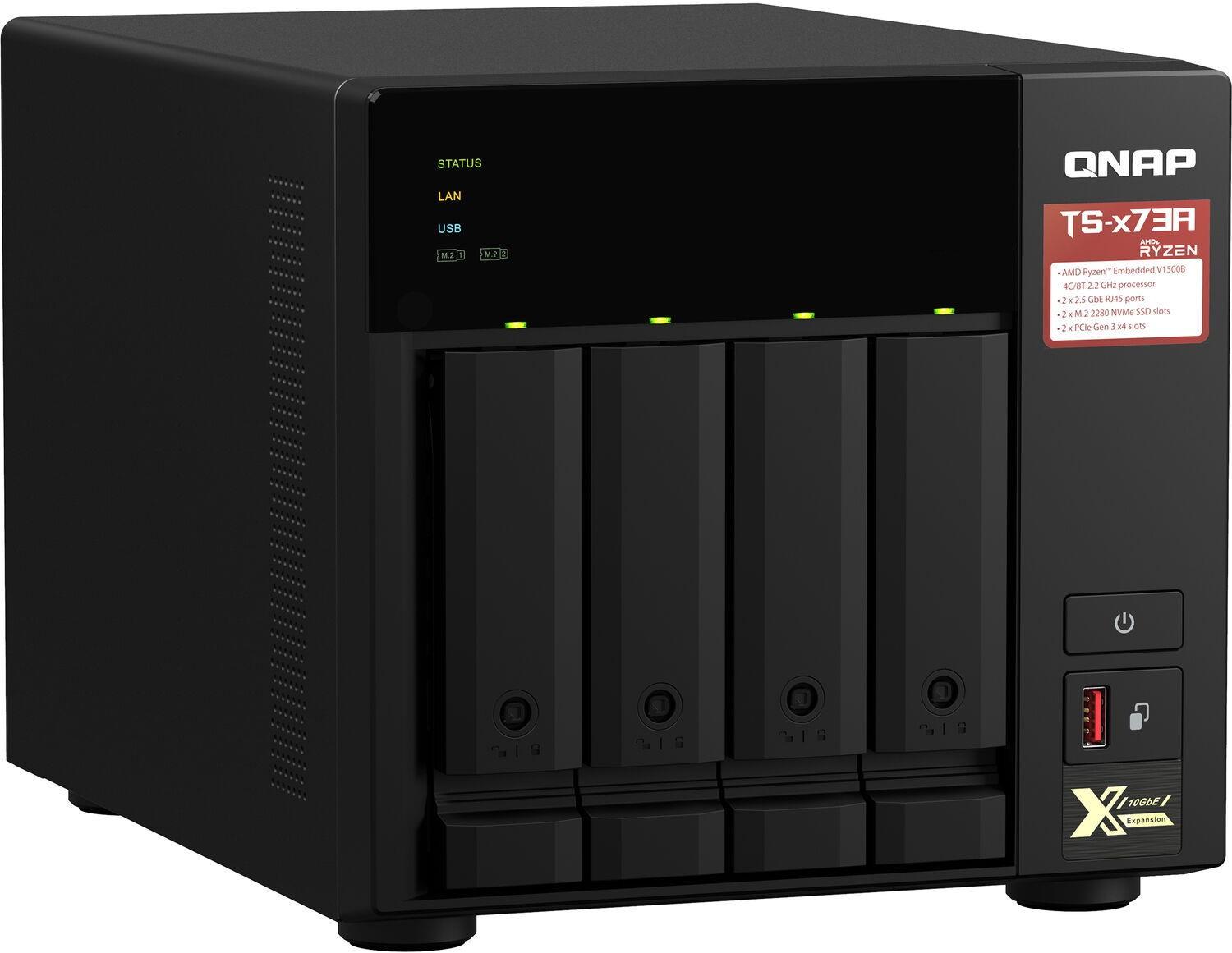 Сетевой накопитель QNAP TS-473A-8G