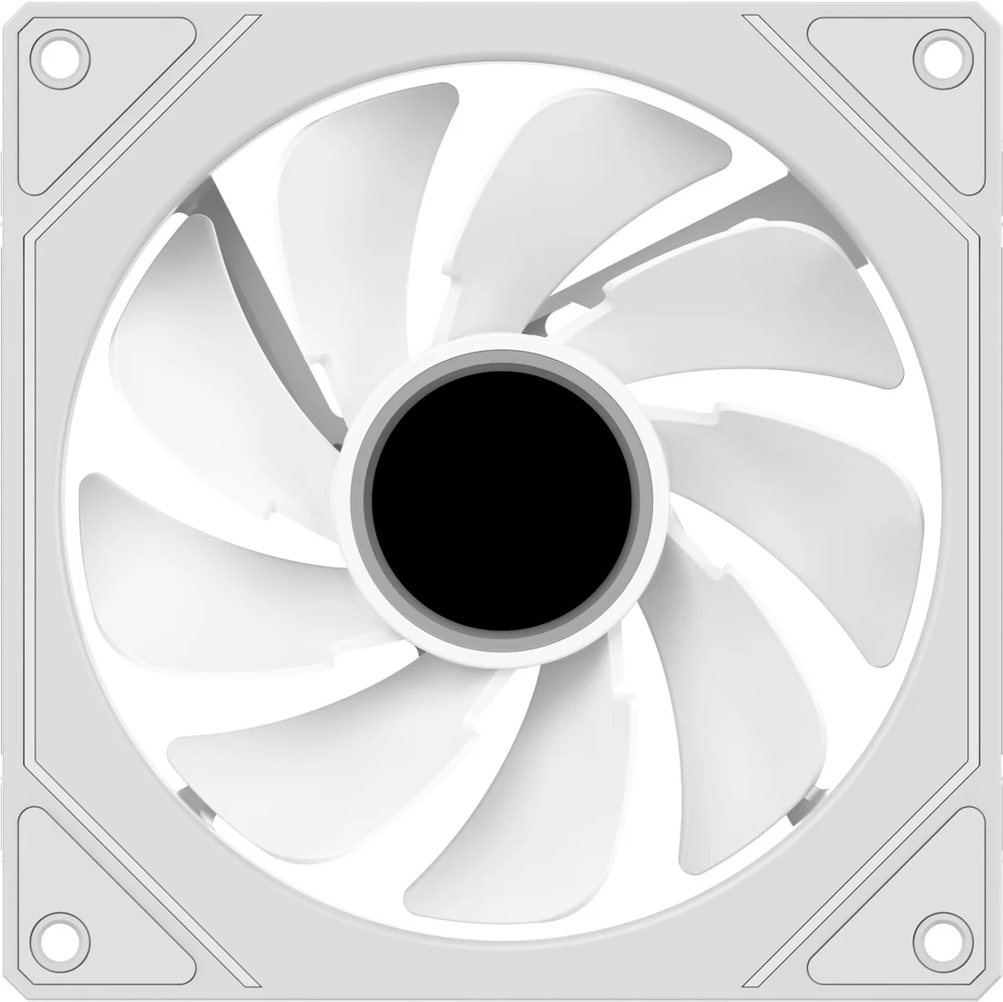 Вентилятор для корпуса Ocypus Gamma F12 ARGB REVERSE BLADE WH (Gamma-F12-WH1AM01X-GL)