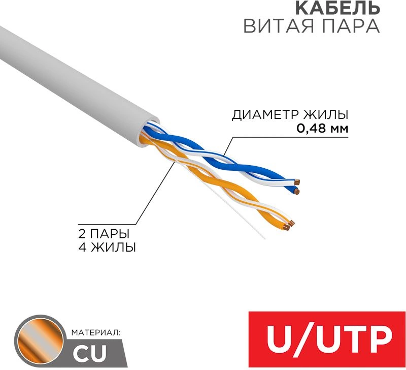 Кабель витая пара Proconnect 01-0027 305м