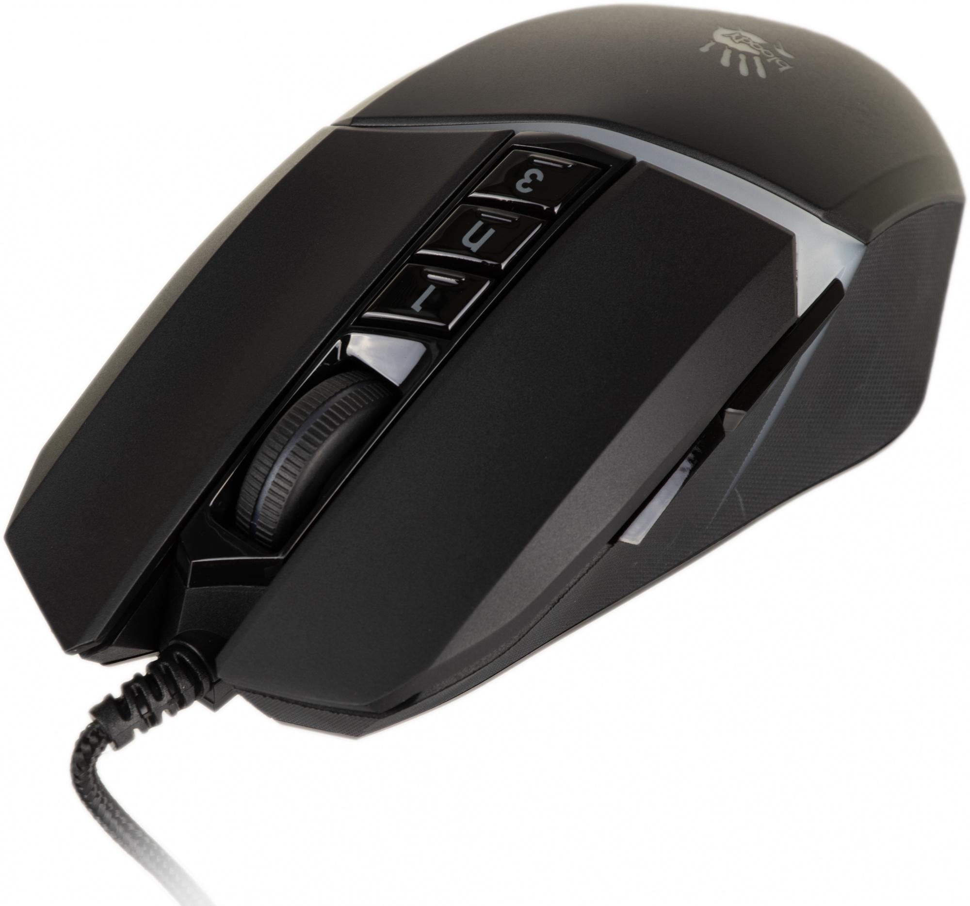 Мышь A4Tech Bloody W60 Max черный