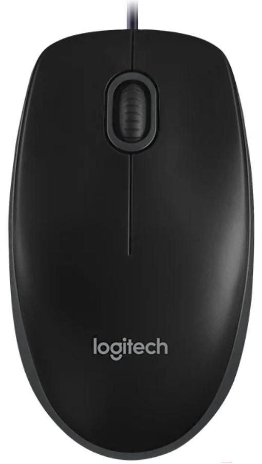 Мышь Logitech B100 черный (910-006605)