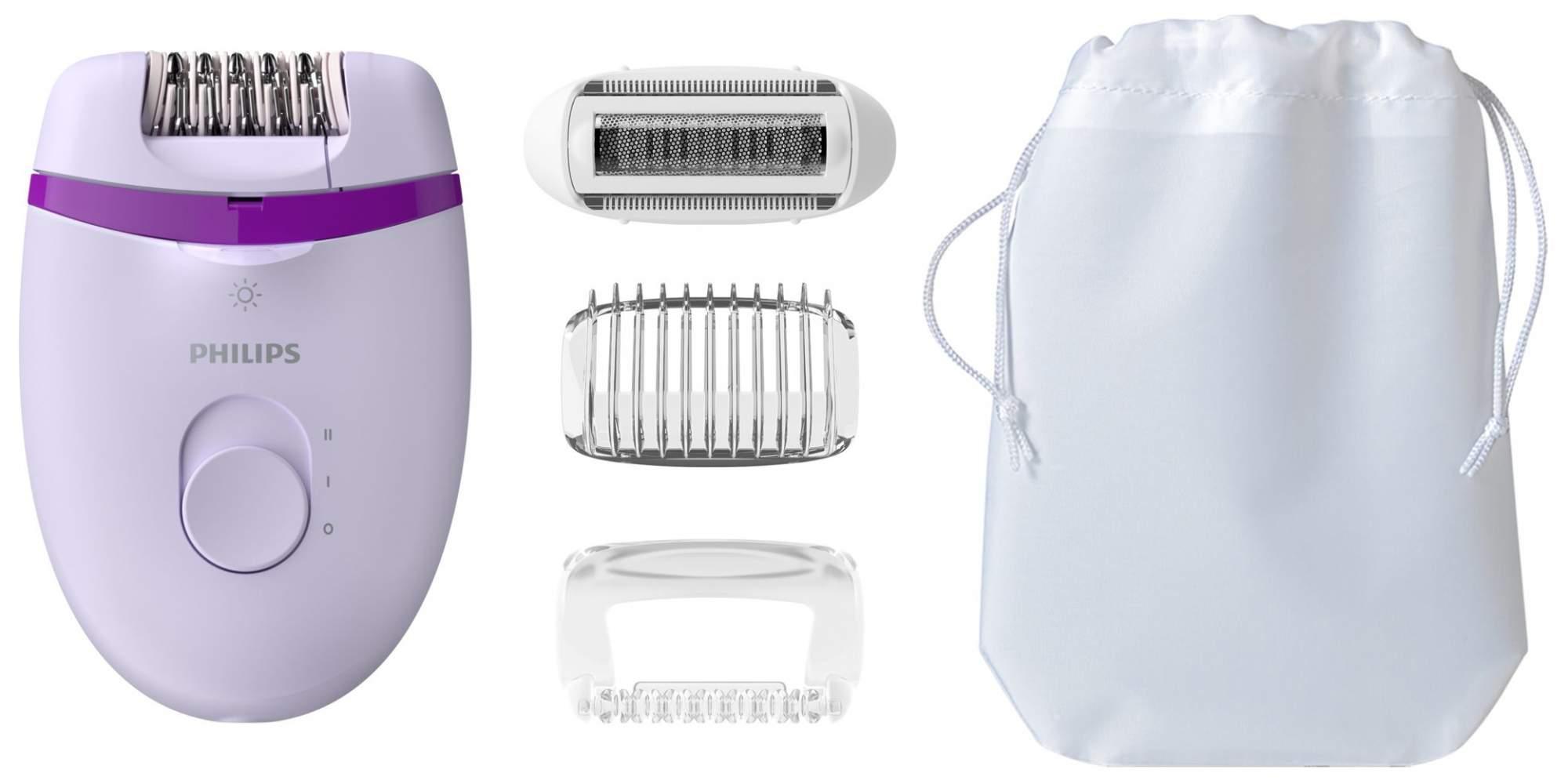 Эпилятор Philips BRE275/00 белый/сиреневый