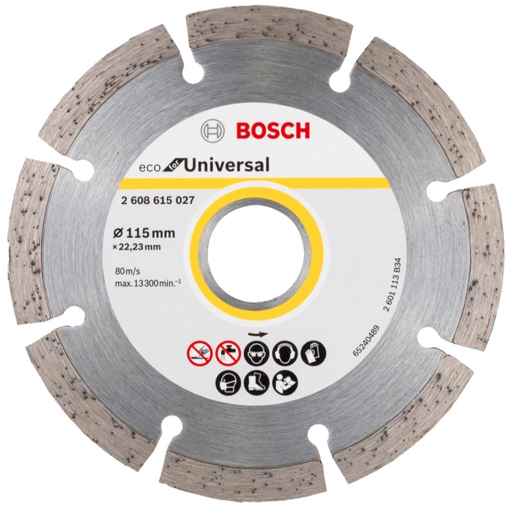 Алмазный диск Bosch 115х22,23 мм ECO Universal (2.608.615.027)