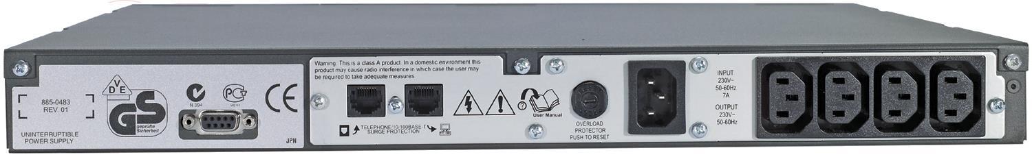 Источник бесперебойного питания APC Smart-UPS SC черный (SC450RMI1U)