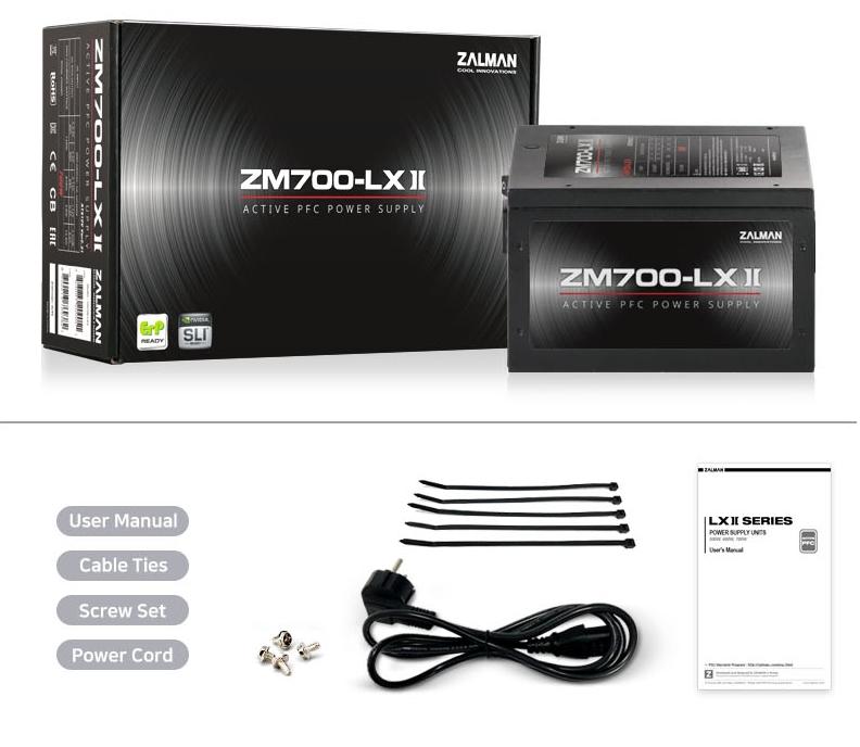 Блок питания Zalman ZM700-LXII