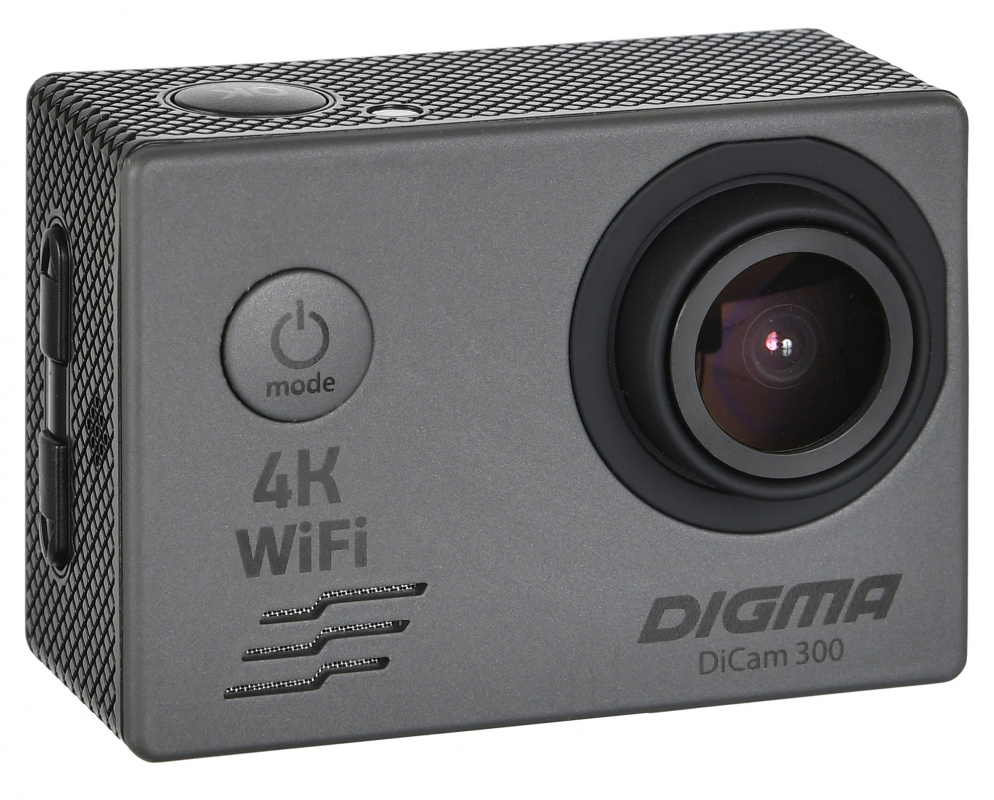 Экшн-камера Digma DiCam 300 серый (DC300)