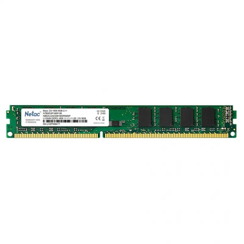 Оперативная память Netac Basic 8GB DDR3 PC3-12800 (NTBSD3P16SP-08)