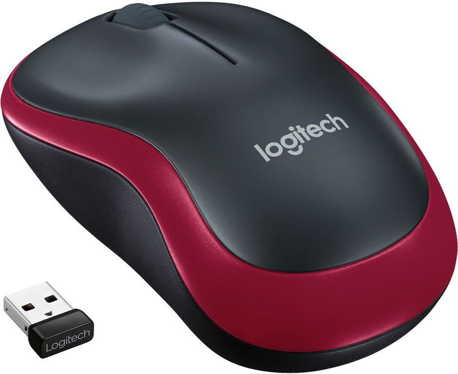 Мышь Logitech M185 Red (910-002633)