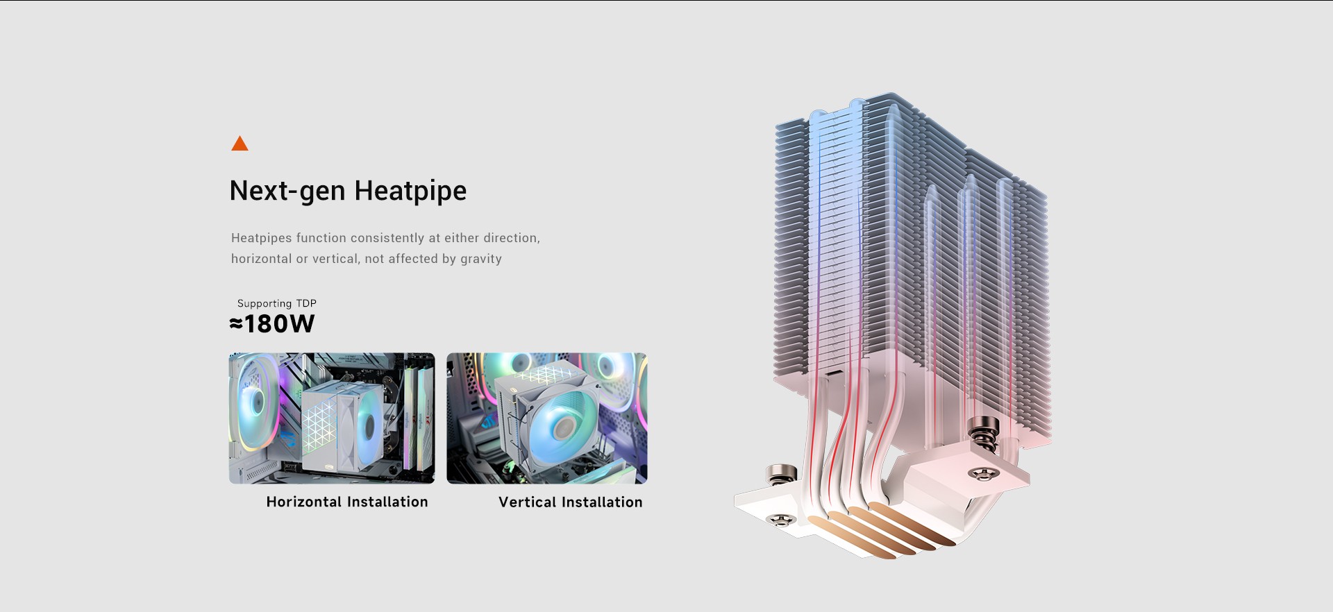 Кулер для процессора PCCooler R400 ARGB White