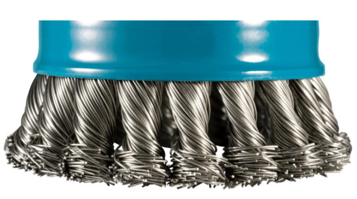 Щетка Makita D 80 мм 0,5 мм X-lock проволочная чашечная по нержавейке (D-73330)