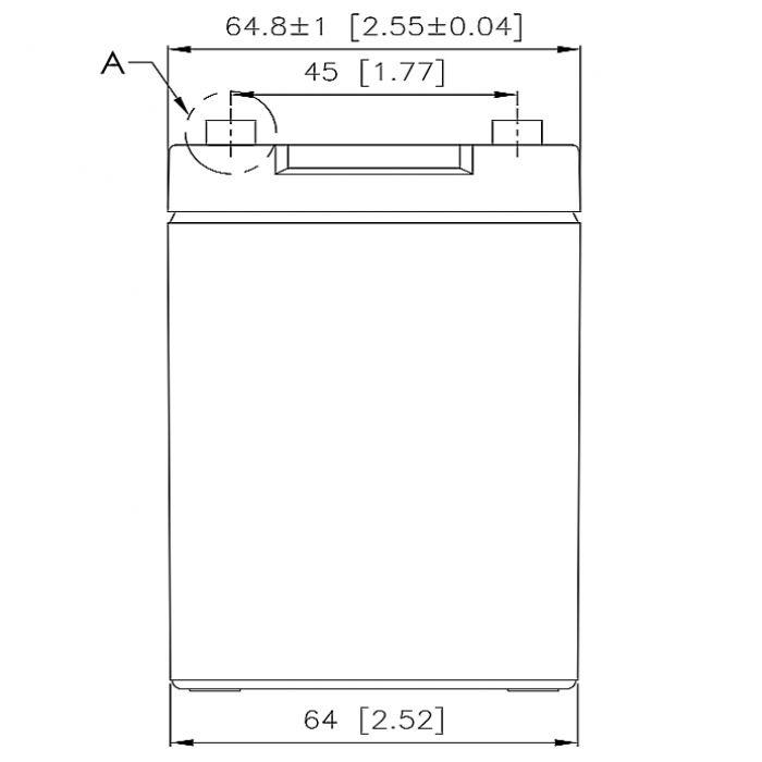 Аккумулятор для ИБП CSB 12V/7.2Ah (GPL 1272 F2 FR)