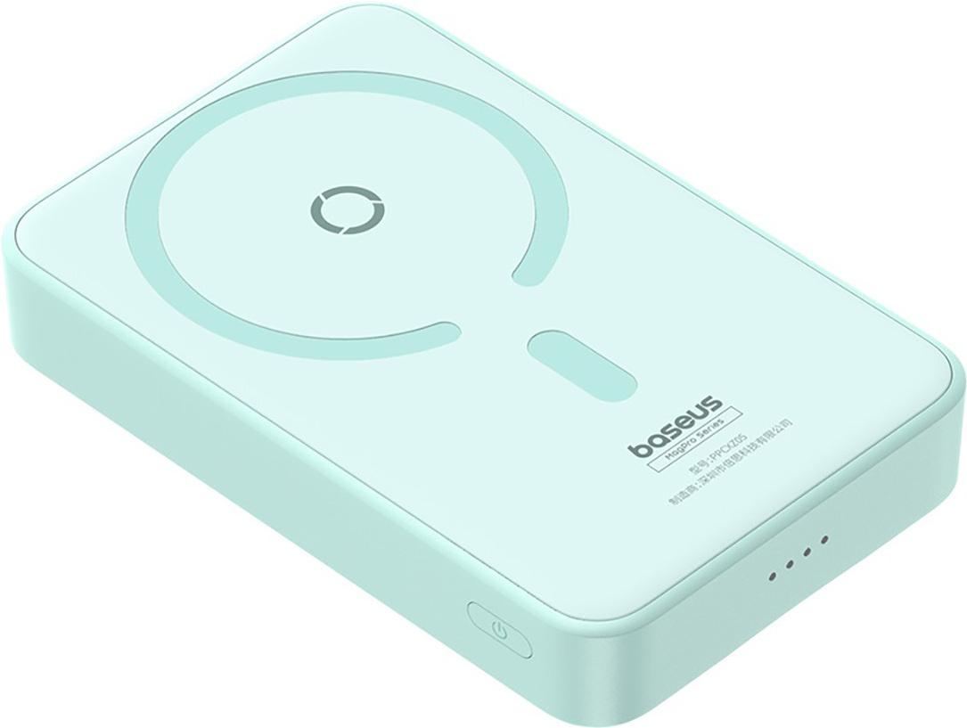Портативное зарядное устройство Baseus MagPro Peppermint Blue (P10064101333-00)