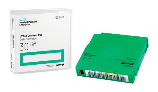 Ленточный носитель HPE Ultrium LTO-8 30TB (Q2078A)