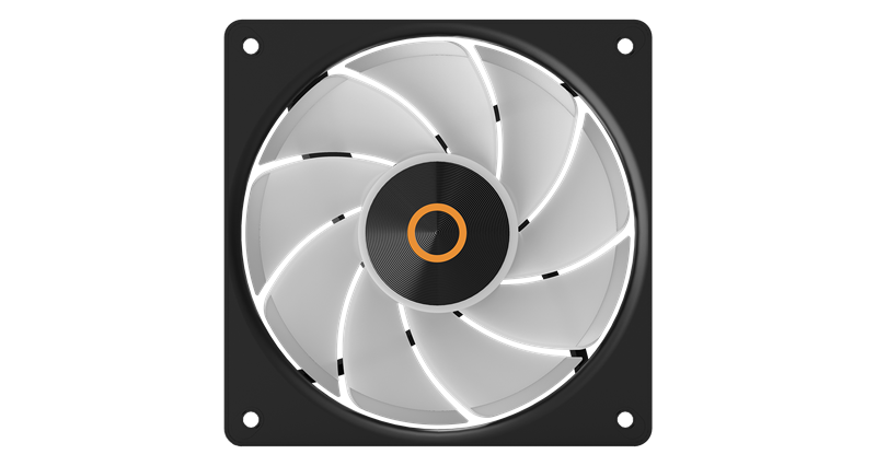 Комплект вентиляторов для корпуса Ocypus Gamma F12 Elite BK ARGB Reverse Blade 3 IN 1 Black (Gamma-F12-BK3AM01E-GL)