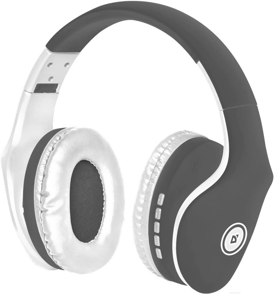 Наушники Defender FreeMotion B525 серый/белый (63527)
