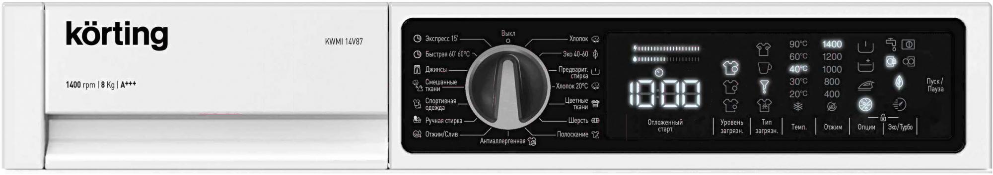 Стиральная машина Korting KWMI 14V87